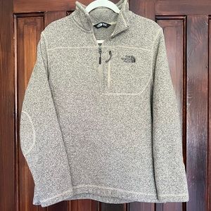 North face Zip pull over